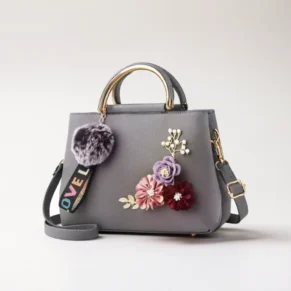 Flower-Accented Shoulder Style