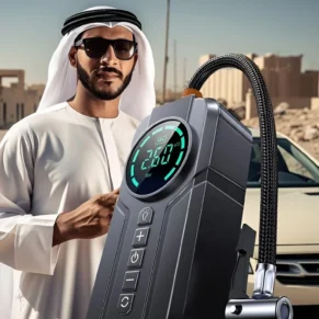 مضخة الهواء المحمولة للسيارات