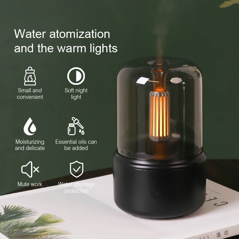 KINSCOTER Portable Mini Aroma Diffuser USB Air Humidifier Essential Oil Night Light Cold Mist Maker Sprayer for Home Gift 1