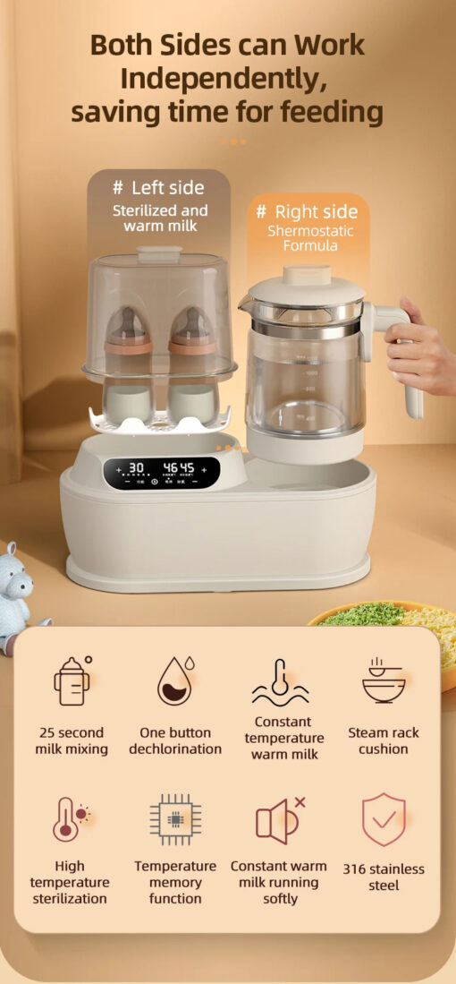 Electric milk portable steam sterilizer for baby - Image 10