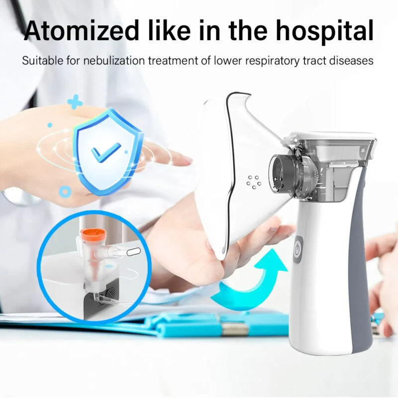 Compact Silent Portable Nebulizer