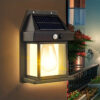 Solar Wall Lamp Outdoor Waterproof Battery free